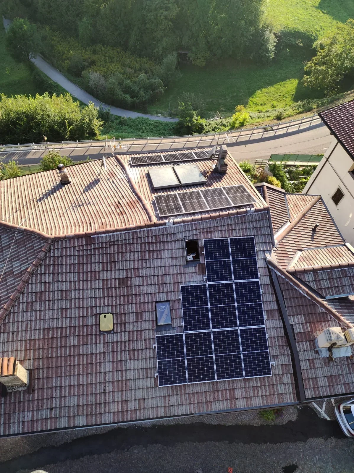 Impianto fotovoltaico completato